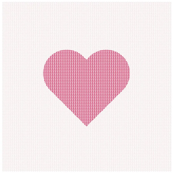 Kırmızı kalp simgesi yumuşak jumper desen. İlişkiler kavramı