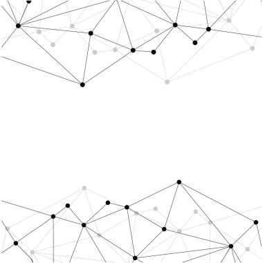 Teknoloji kavramı slayt iş sunumu için siyah po