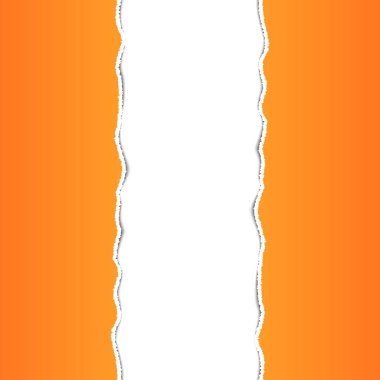Yırtık kağıt. Arka plan vektör çizim