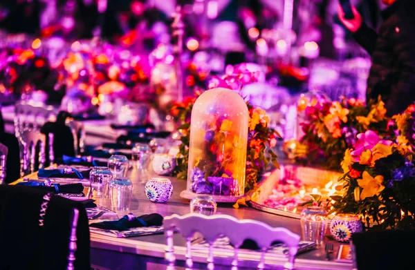 Flower Design Gala Wedding Celebration — Stock Photo, Image