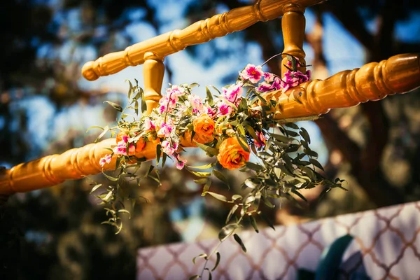 Diseño Flores Gala Celebración Bodas — Foto de Stock