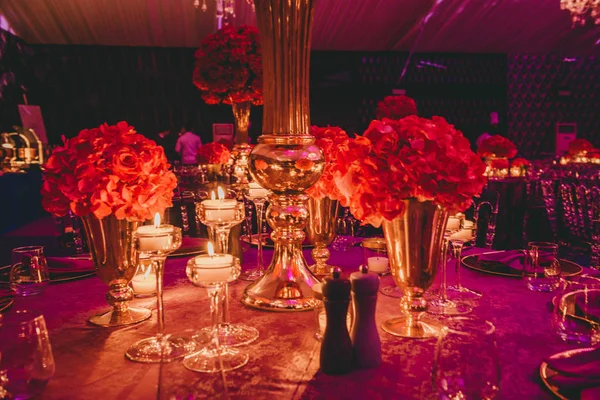 Elegante Decoración Floral Para Celebración Boda Evento Fiesta Cumpleaños — Foto de Stock