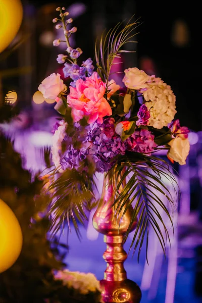 Elegante Decoración Floral Para Celebración Boda Evento Fiesta Cumpleaños — Foto de Stock