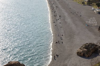 Antalya Körfezi 'nden Antalya şehir manzarası