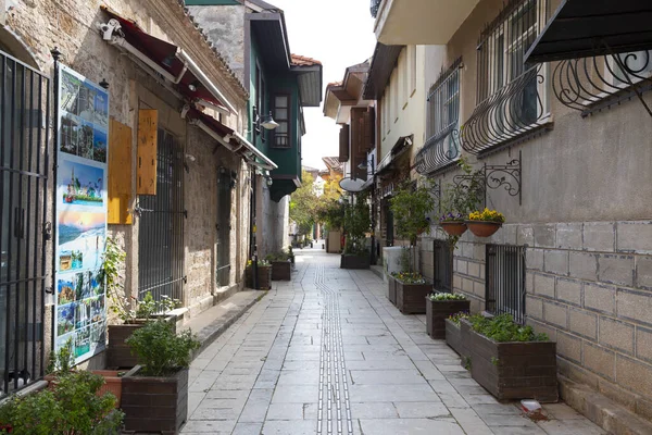 Antalya Città Vecchia Vista Strada Aprile 2020 — Foto Stock