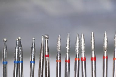 Çivi bakımı ve manikür aletleri kapatın.