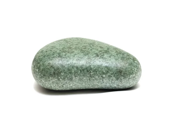 Один большой камень, изолированный на белом фоне — стоковое фото
