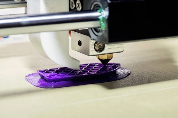 The process of printing from plastic to a 3D printer