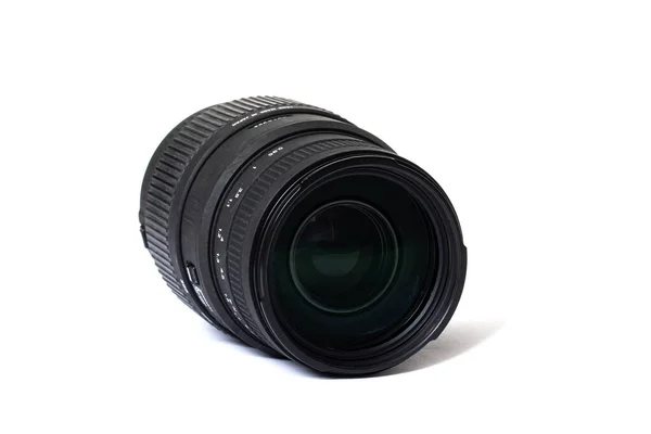 BELARUS, NOVOPOLOTSK - JANUARY 05, 2020: Sigma telephoto lens isolated — Stok fotoğraf