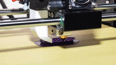 The process of printing from plastic to a 3D printer