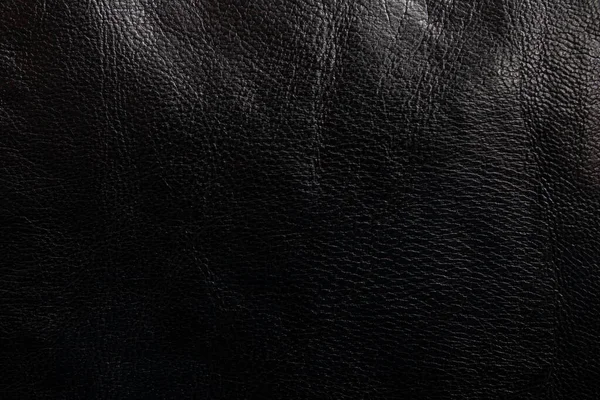 Černá Kůže Výrobek Detailní Abstraktní Pozadí — Stock fotografie