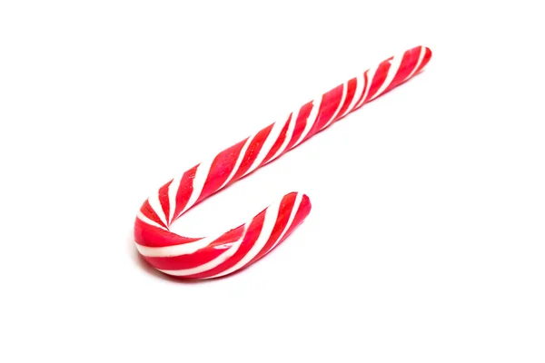 Christmas Red Candy Isolated White Background — Stock Photo, Image