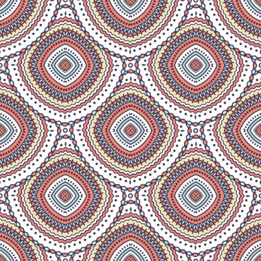 Güzel boho chic vektör sorunsuz tekrar desen.