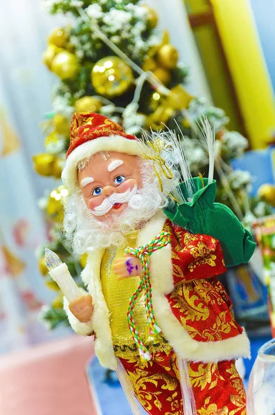 Santa Claus marioneta adorno de la muñeca de Navidad —  Fotos de Stock