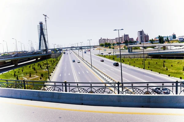 Будівництві мостів і доріг. Koroglu Баку, Азербайджан — стокове фото