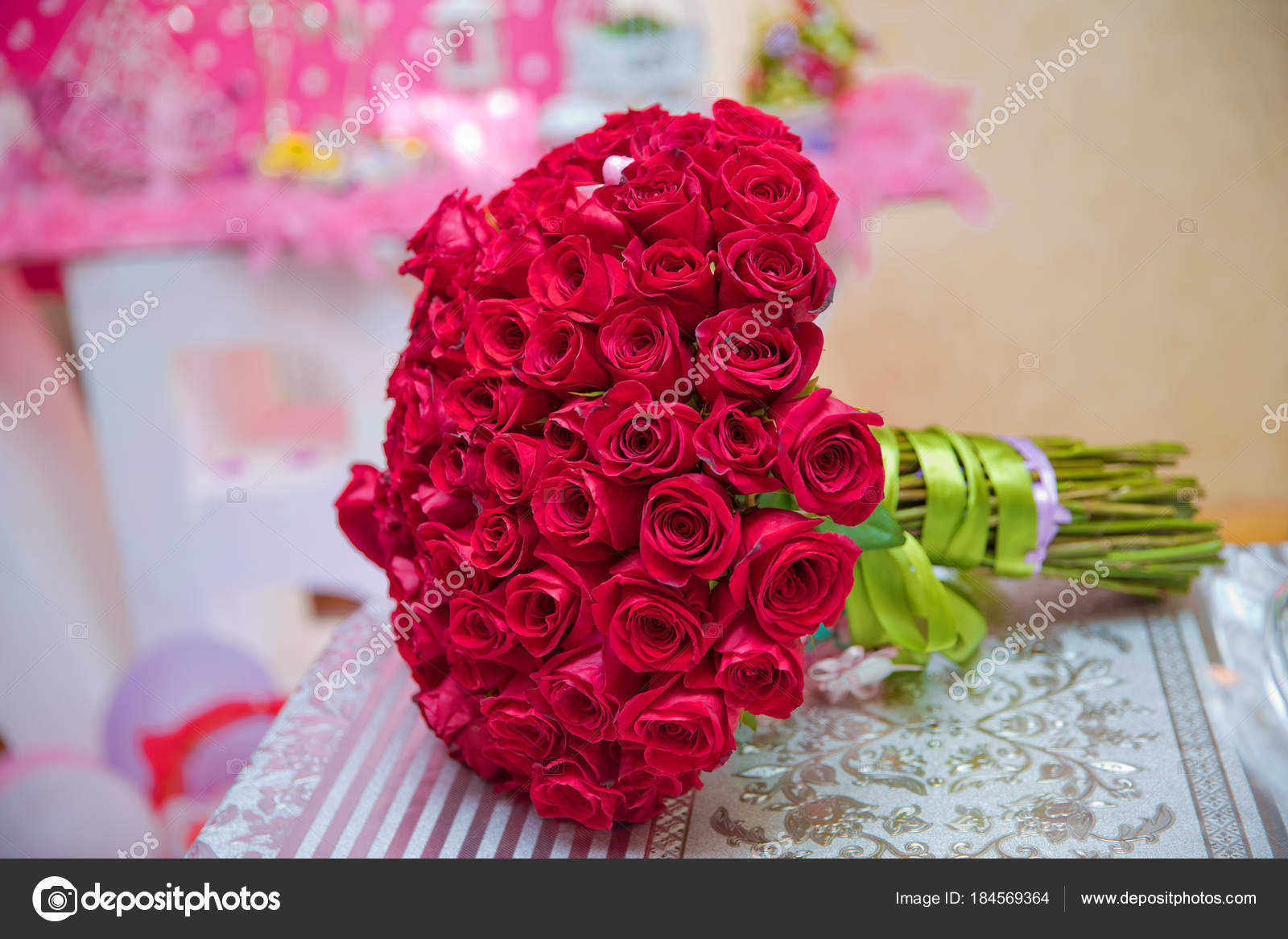 Mariage Fleur Bouquet De Roses Rouges Pour La Vie