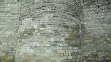 Bakıda Icheri Sarayı. Azerbaycan. Eski kale, Bakü eski şehir giriş kapısı. Bakü, Azerbaycan. Bakü'deki eski şehir duvarlarının. Icheri Şirvanşahlar Sarayı bir Unesco Dünya Mirası olduğunu