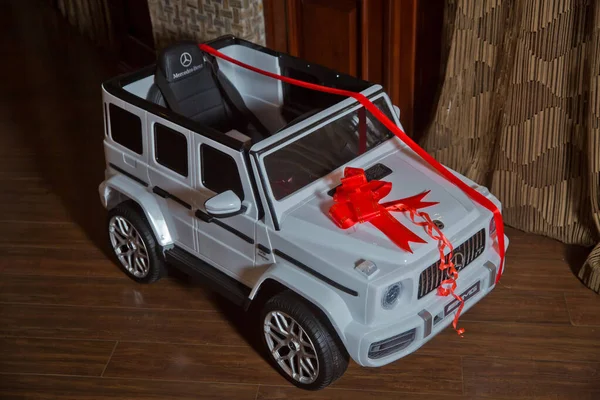 Azerbeijão Baku 2019 Monsterous Branco Mercedes G63 Amg Carros Brinquedo — Fotografia de Stock