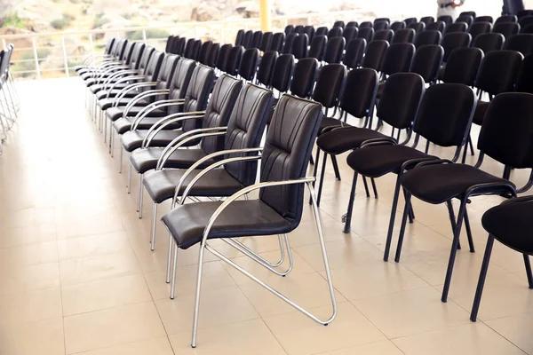 Unique Throne Ceremonial Armchair Seat Golden Details Many Simple Identical — Stock Photo, Image