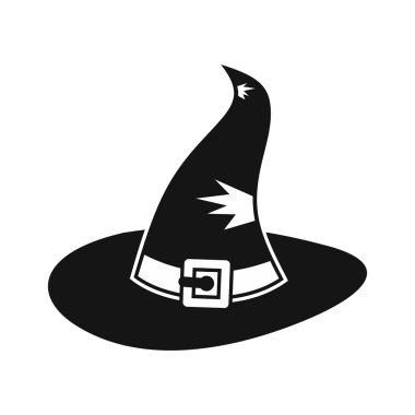 Cadı şapkası Icon basit tarzı