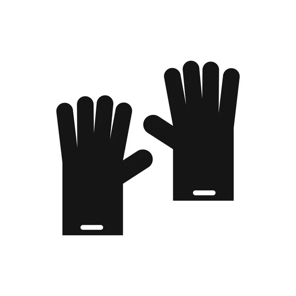 Rubber gloves icon, simple style — Stock Vector
