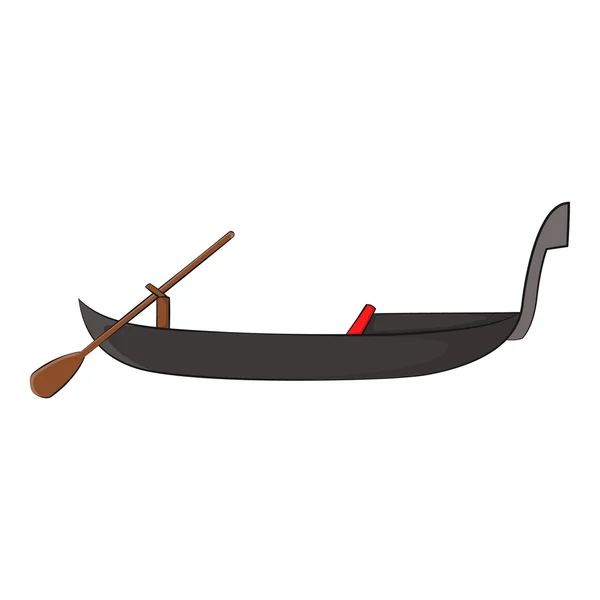 Gondole icône, style dessin animé — Image vectorielle