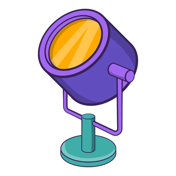 Reflektor ikona, kreslený styl — Stockový vektor