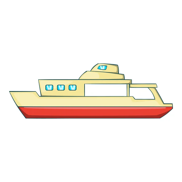 Büyük gemi simgesi, karikatür tarzı — Stok Vektör