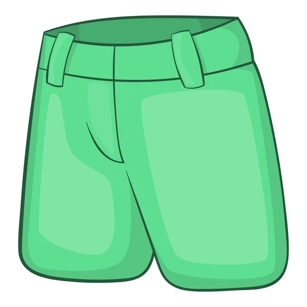 经典男装短裤卡通风格的图标 — 图库矢量图片