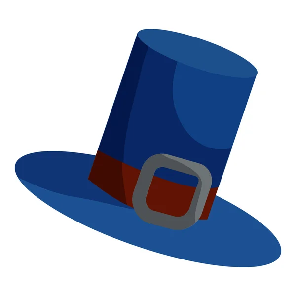 Caballeros sombrero icono, estilo de dibujos animados — Vector de stock
