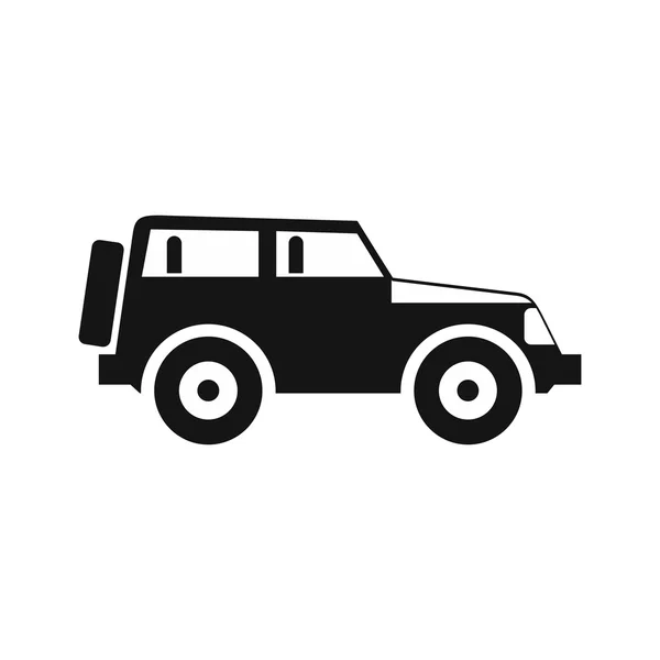 Jeep icon in simple style — Stock Vector
