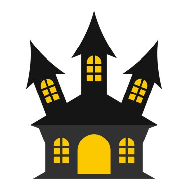 Antik palace simgesi, düz stil