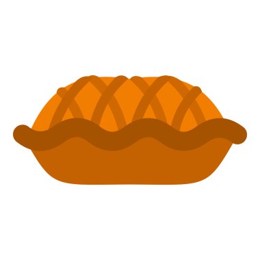 Noel kek simgesi, düz stil