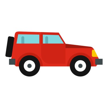 Jeep simgesi, düz stil