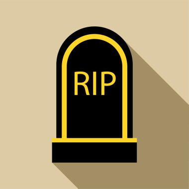 Büyük bir rip simgesi, düz stil