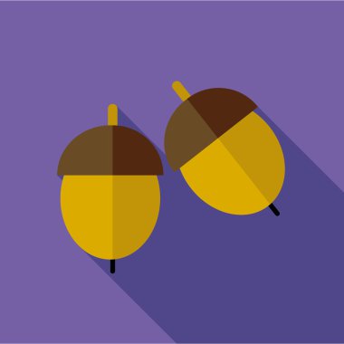 palamut simgesi, düz stil