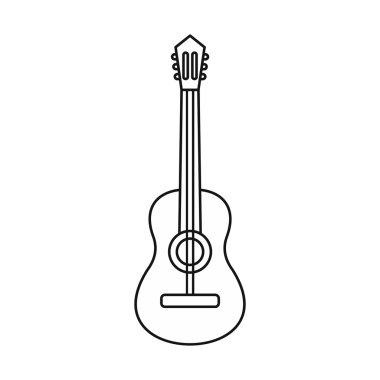 Akustik gitar simgesi, taslak biçimi