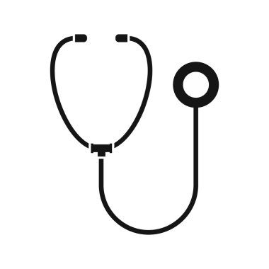 Phonendoscope simgesi basit tarzı