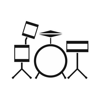 Davul kiti simgesi, basit tarzı