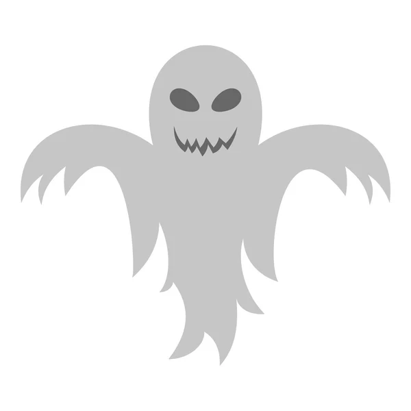 Ghost-ikonen, platt stil — Stock vektor