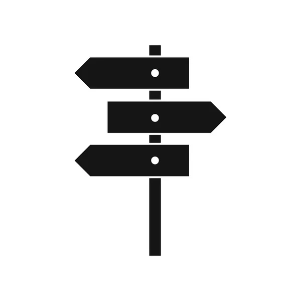 Direction signs icon, simple style — Stock Vector