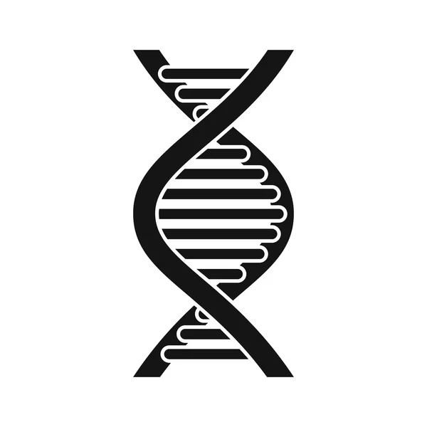 DNA strand icon, simple style — Stock Vector