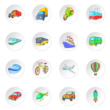 Taşıma simgeler kümesi, karikatür tarzı