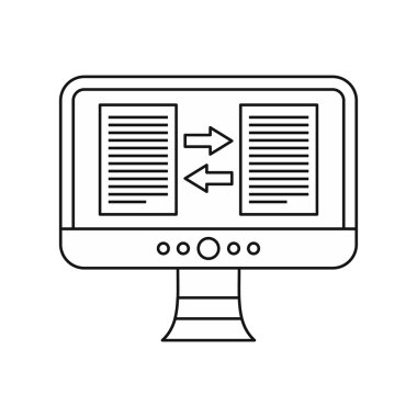 Tercüman app bilgisayar ekran simgesini