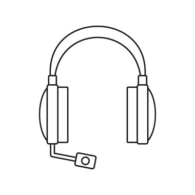 Anahat stili kulaklık simgesini