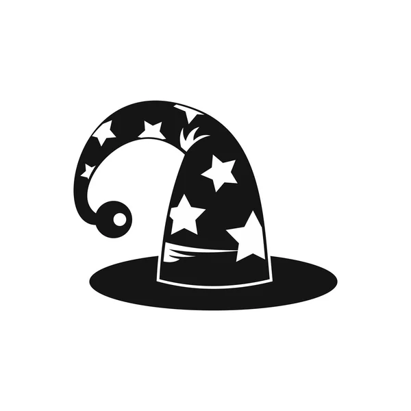 Wizards hat icon, simple style — Stock Vector