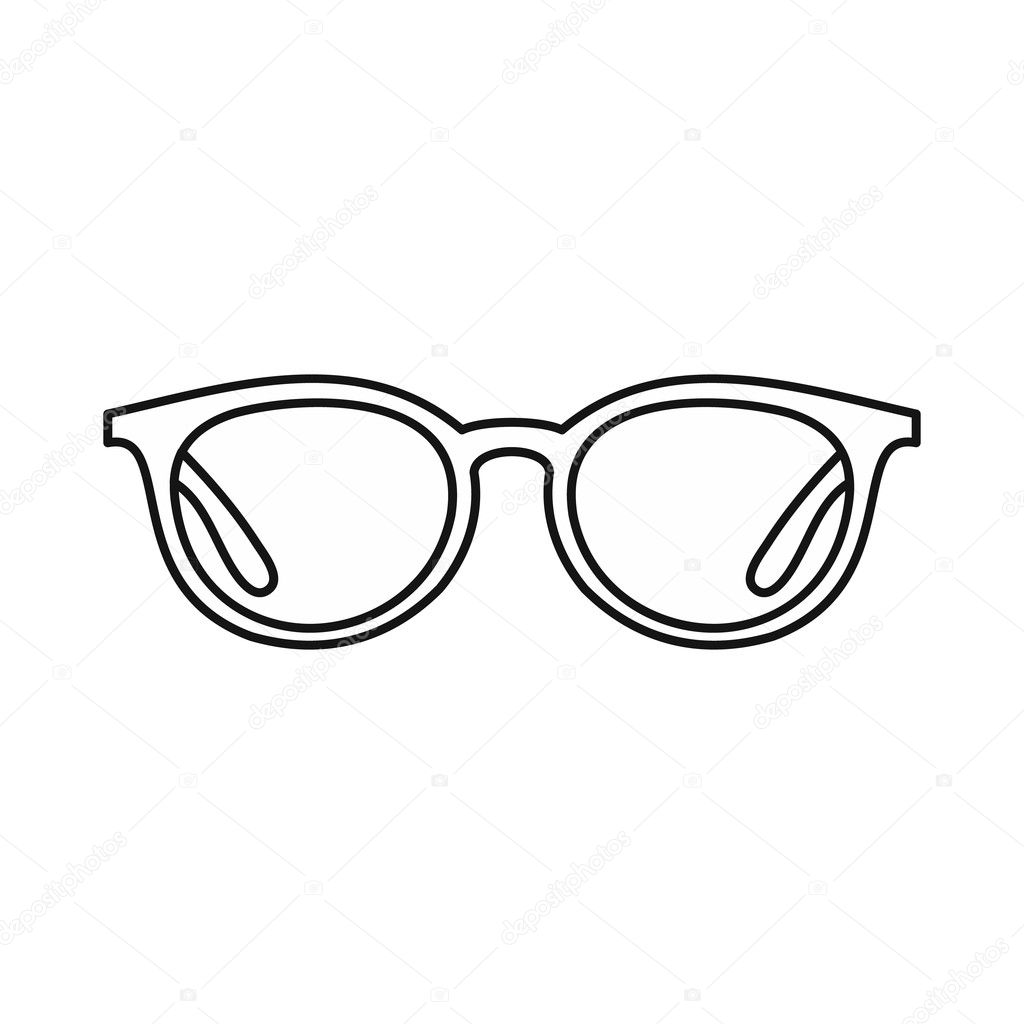 goggles outline