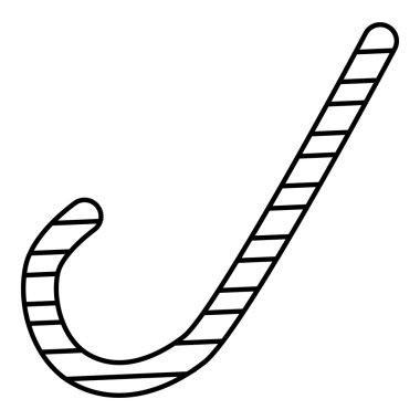 Şeker kamışı simgesi, anahat stili