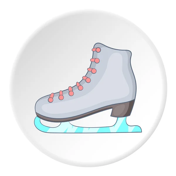 Icono de patines, estilo de dibujos animados — Archivo Imágenes Vectoriales