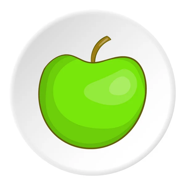 Apple-pictogram, cartoon stijl — Stockvector